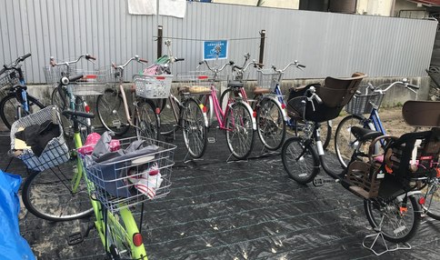 駐輪場もあるので自転車でお越しいただけます!