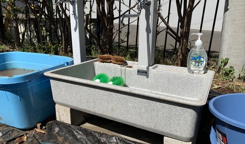 水も完備しています。