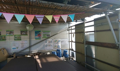 ハウス内の掲示にはお得な情報が満載です