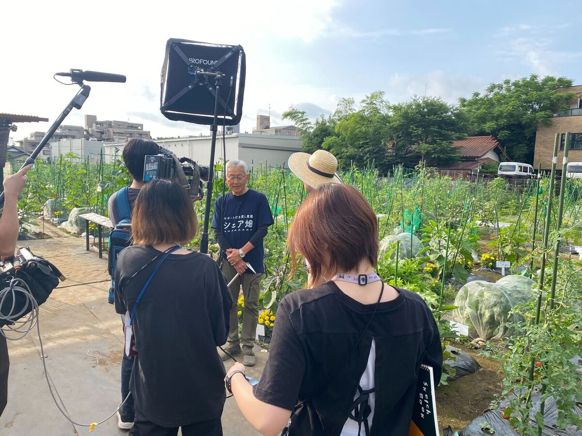 NHK「おはよう日本」で「広がる貸し農園〜生産緑地の役割〜」というテーマで貸し農園「シェア畑」をご紹介いただきました