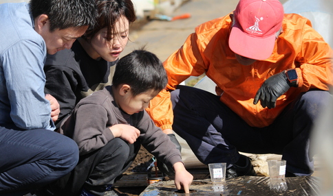 食育としての貸し農園　子供との学びの場に