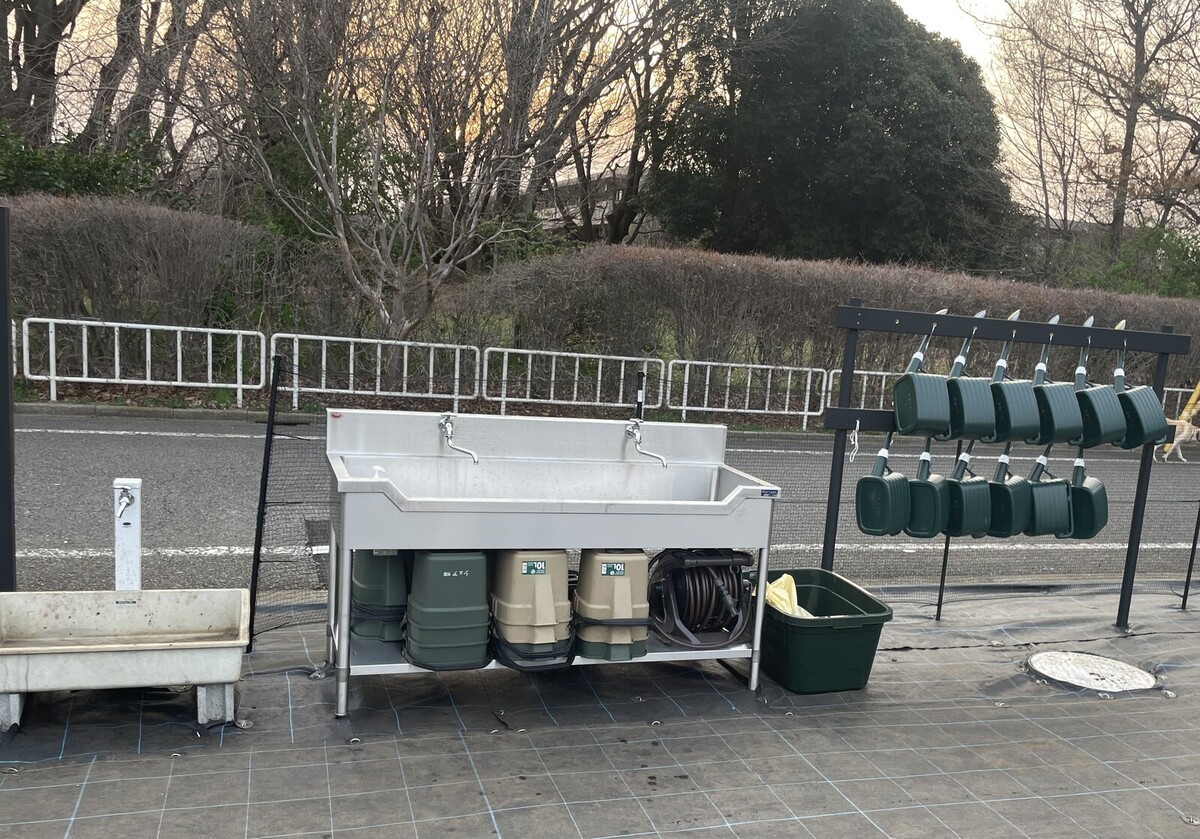 水場も充実しています