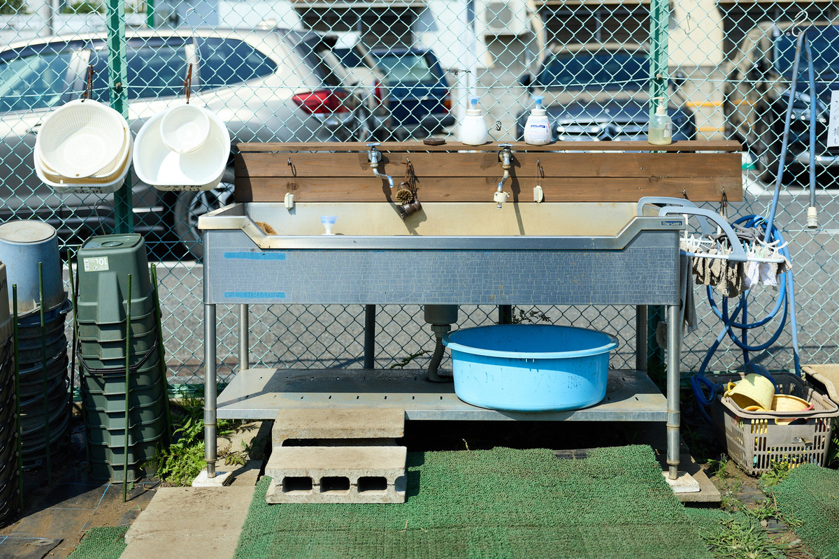水場も充実しています。